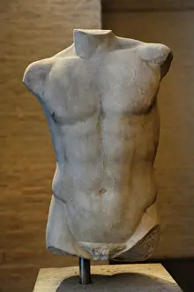 Torso: Torso of a statue of Apollo. Roman sculpture after original