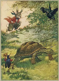 Charles Folkard: TORTOISE AND HARE (FOL)