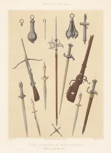 Charles Louandre: Torture devices and weapons, 16th and 17th century