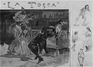 Avenge: Tosca kills Scarpia