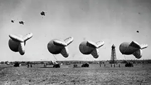 Cardington: In total 500 hydrogen balloons, which