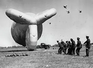 Cardington: In total 500 hydrogen balloons, which