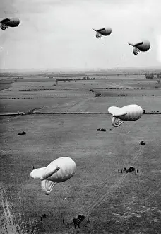 Cardington: In total 500 hydrogen balloons, which