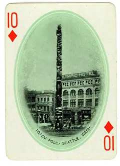 Diamonds: Totem Pole, Seattle, Washington State, USA