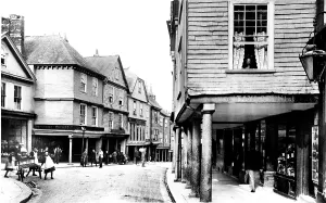 Totnes: Totnes, Butterwalk 1896