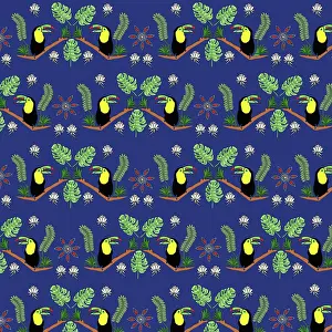 Toucans: Toucan repeating pattern