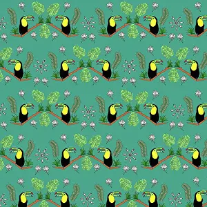 Toucans: Toucan repeating pattern