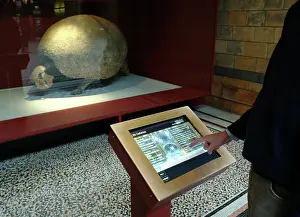 Touch Screen: Touch-screen display in the Central Hall