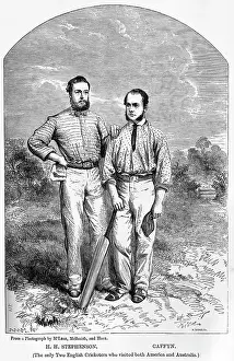 Touring: Touring English cricketers Stephenson and Caffyn