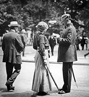 Directions: Tourist in Berlin, 1910