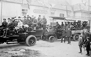 Charabanc: Tourist excursion, White Hart Hotel, Menheniot, Cornwall