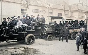 Charabanc: Tourist excursion, White Hart Hotel, Menheniot, Cornwall