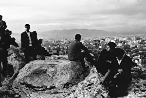 Sightseer: Tourists at the Acropolis, Athens