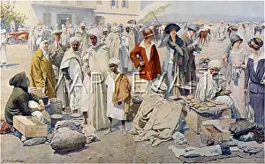 Timgad: TOURISTS IN ALGERIAN MKT