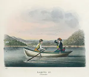 Ullswater: Tourists Boating on Ullswater
