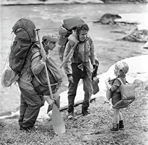 Gorbunov: Tourists hiking