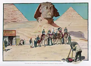 Egyptomania: TOURISTS PHOTO BY SPHINX