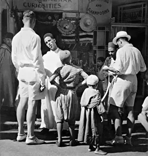 Tangier: Tourists in Tangier, 1940