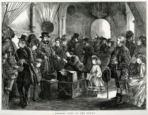 Yeoman: TOURISTS AT THE TOWER 1871