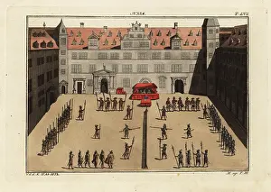 Collignon: Tournament on foot held at Kassel in 1596