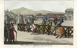 Verico: Tournament held in England circa 1450
