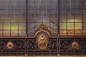 Christofle: Tours emblem, Hall, Societe Generale, Paris, France