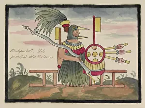 Tenochtitlan: Tovar Codex, Huitzilopochtli, Aztec God of War