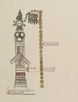 Mexica: Tovar Codex, Toxcatl, 5th Month Aztec Calendar