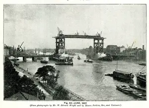 Feat: Tower Bridge under construction, June 1892