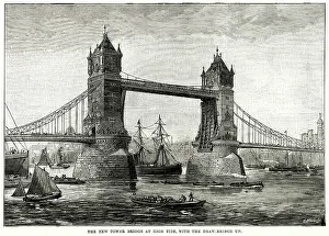Drawbridge: Tower Bridge, London 1887