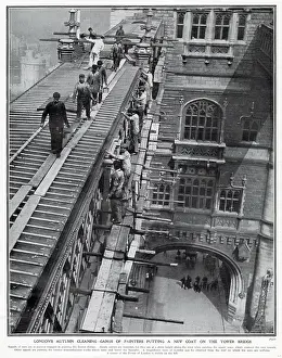 Tower Bridge Maintenance 1907