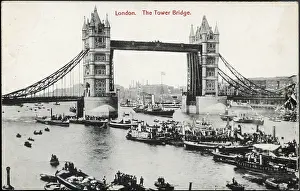 Drawbridges: TOWER BRIDGE/OPENING 1894