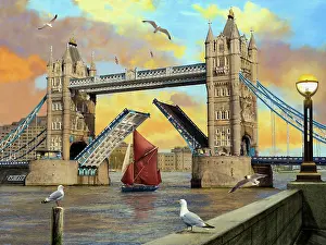 The Kevin Walsh Nostalgia Collection: Tower Bridge, River Thames, London