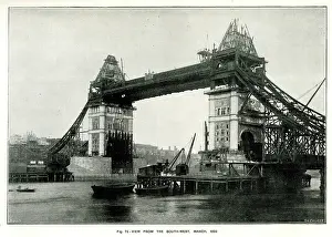 Feat: Tower Bridge from the south west, March 1893