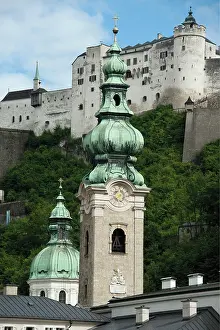 Cupolas: Tower and cupola of the Collegiate Church of