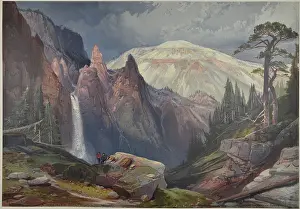 Prang: Tower Falls and Sulphur Mountain, Yellowstone