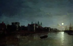 Pether: The Tower of London – moonlit River