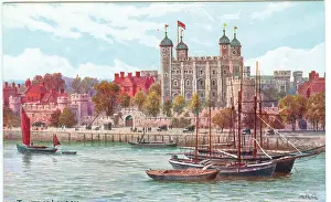 1066: The Tower of London from the River Thames