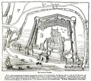 1597: Tower of London and surrounding area 1597