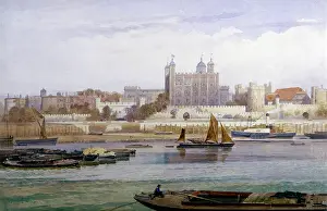 Crowther: The Tower of London from across the Thames