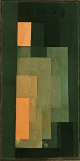 Spatial: TOWER IN ORANGE AND GREEN, by Paul Klee