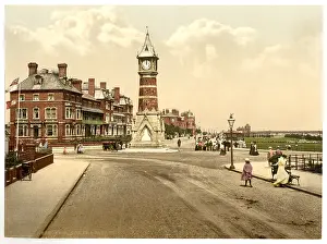 Skegness: Tower and parade, Skegness, England