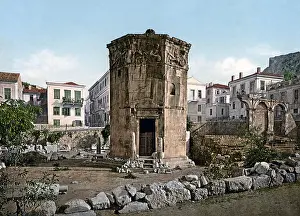 Winds: Tower of the Winds, Athens, Greece, circa 1890s