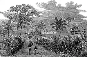 Ashanti: The town of Accroful, 1874