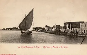 Iraq: The town of Amara on the River Tigris, Iraq