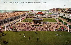 Bandstand: The Town & Gardens, Rhyl, Clwyd