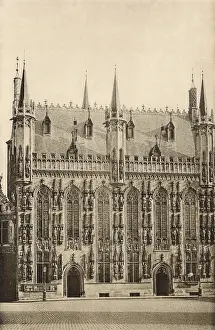Tracery: Town Hall, Bruges, Belgium