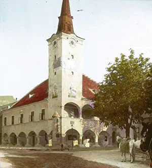 Wainscoting: Town hall in Gumpoldskirchen