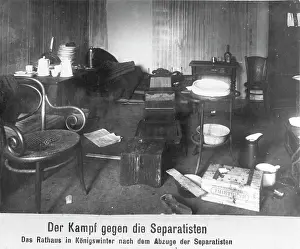 Outskirts: The town hall in Koenigswinter that was devastated by separa