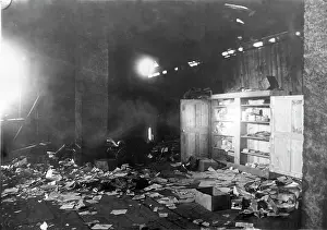Outskirts: The town hall in Linz that was devastated by separatists, 19